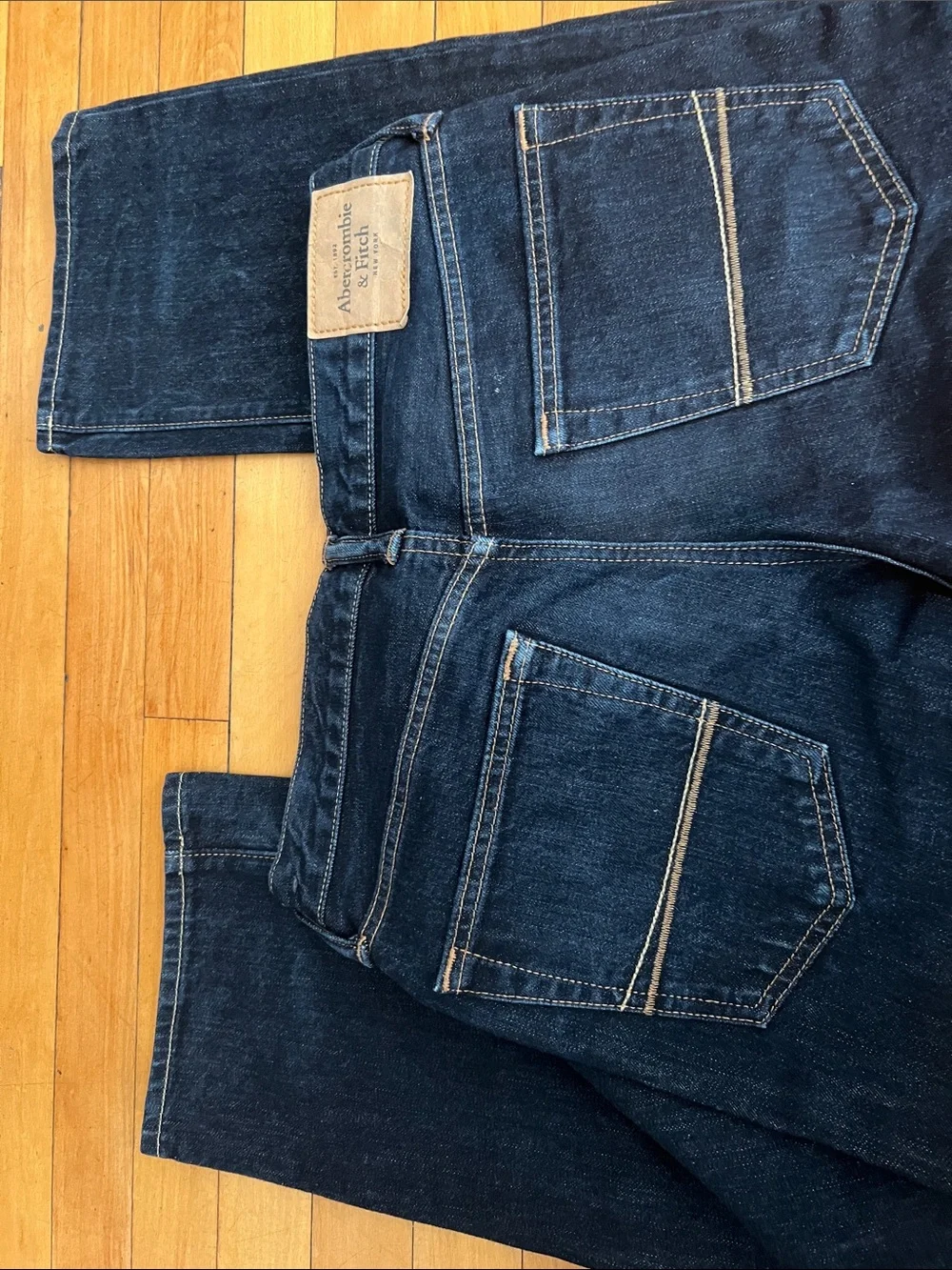 Abercrombie & Fit h - Men's Dark Wash Straight-Leg Jeans - 31 x l32